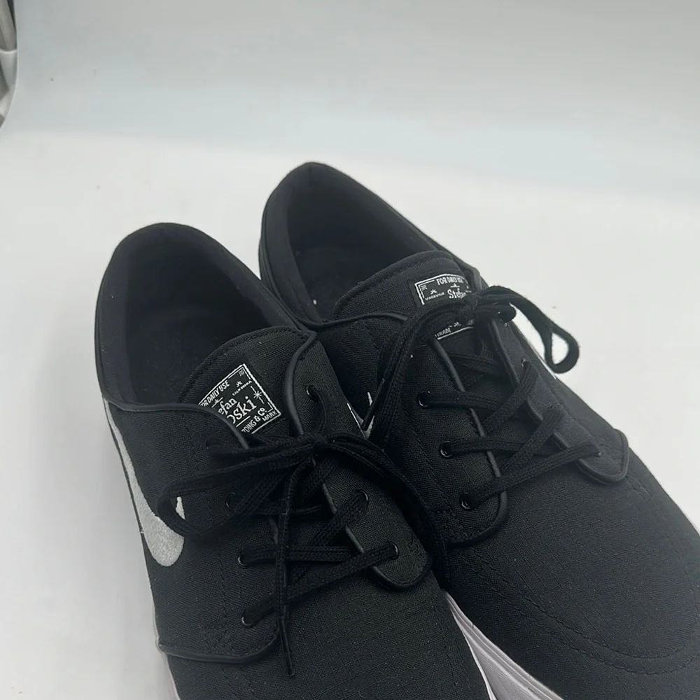 Nike Stefan Janoski Air Max SB Skateboard Black White 615457-016 Sz 12